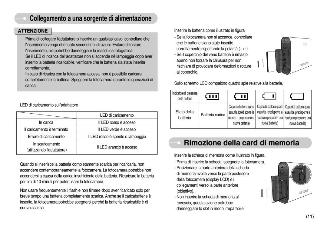 Samsung STC-I70G, EC-I70ZZSBA/E1, EC-I70ZZSBA/DE, EC-I70ZZBBA/E1, STC-I70S, EC-I70ZZSBB/IT Rimozione della card di memoria 