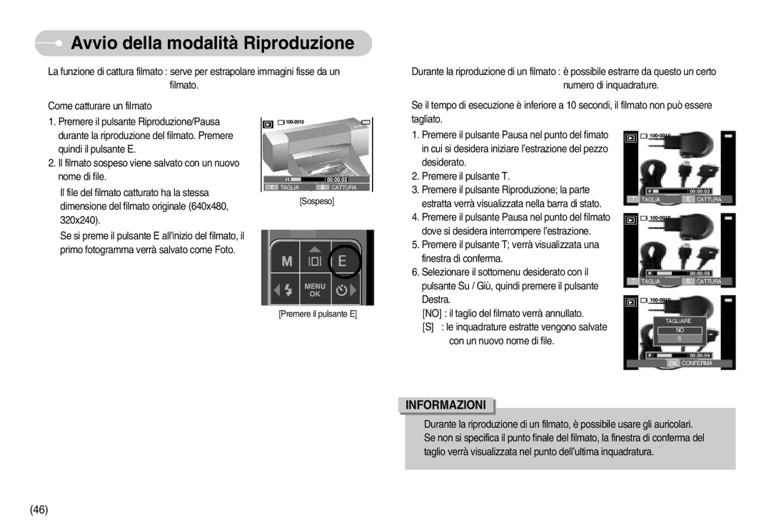 Samsung EC-I70ZZBBA/E1, EC-I70ZZSBA/E1, EC-I70ZZSBA/DE, STC-I70S, EC-I70ZZSBB/IT, EC-I70ZZSBA/IT, EC-I70ZZGBA/IT manual Sospeso 