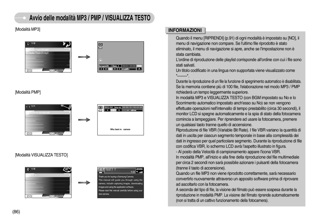 Samsung STC-I70G, EC-I70ZZSBA/E1, EC-I70ZZSBA/DE, EC-I70ZZBBA/E1, STC-I70S, EC-I70ZZSBB/IT, EC-I70ZZSBA/IT manual Modalità MP3 