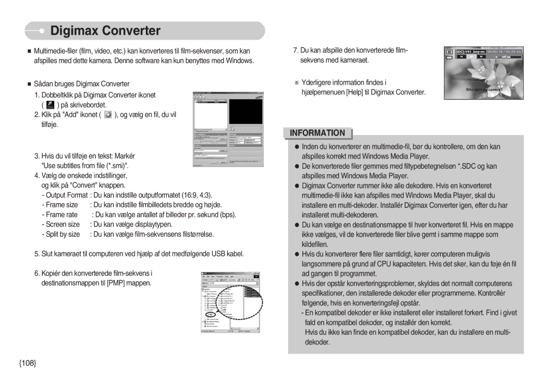 Samsung EC-I70ZZPBB/E2, EC-I70ZZSBC/E2, EC-I70ZZPBC/E2, EC-I70ZZBBC/E2, EC-I70ZZSBA/DE, EC-I70ZZGBC/E2 manual Digimax Converter 