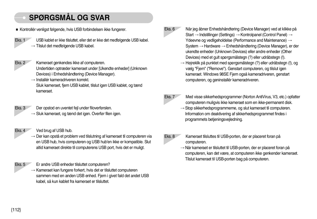 Samsung EC-I70ZZBBA/FI, EC-I70ZZSBC/E2, EC-I70ZZPBC/E2, EC-I70ZZBBC/E2, EC-I70ZZSBA/DE, EC-I70ZZGBC/E2 manual Spørgsmål OG Svar 