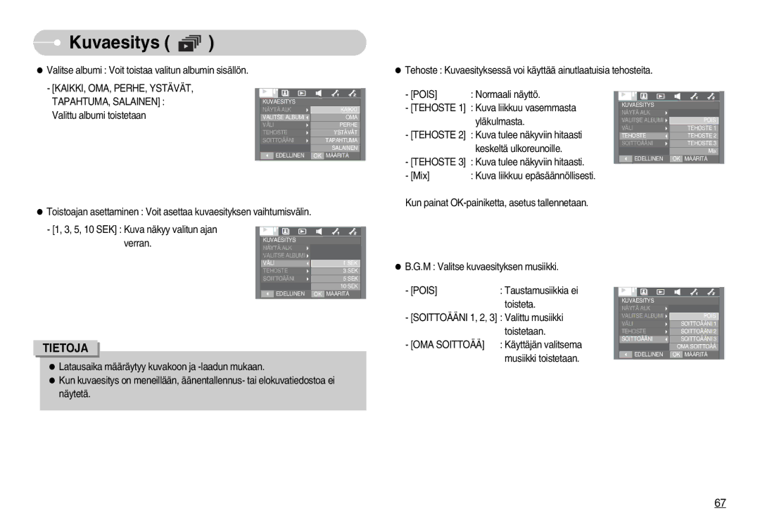 Samsung EC-I70ZZSBA/DE, EC-I70ZZSBC/E2, EC-I70ZZPBC/E2, EC-I70ZZBBC/E2, EC-I70ZZGBC/E2, EC-I70ZZPBB/E2 Pois Normaali näyttö 