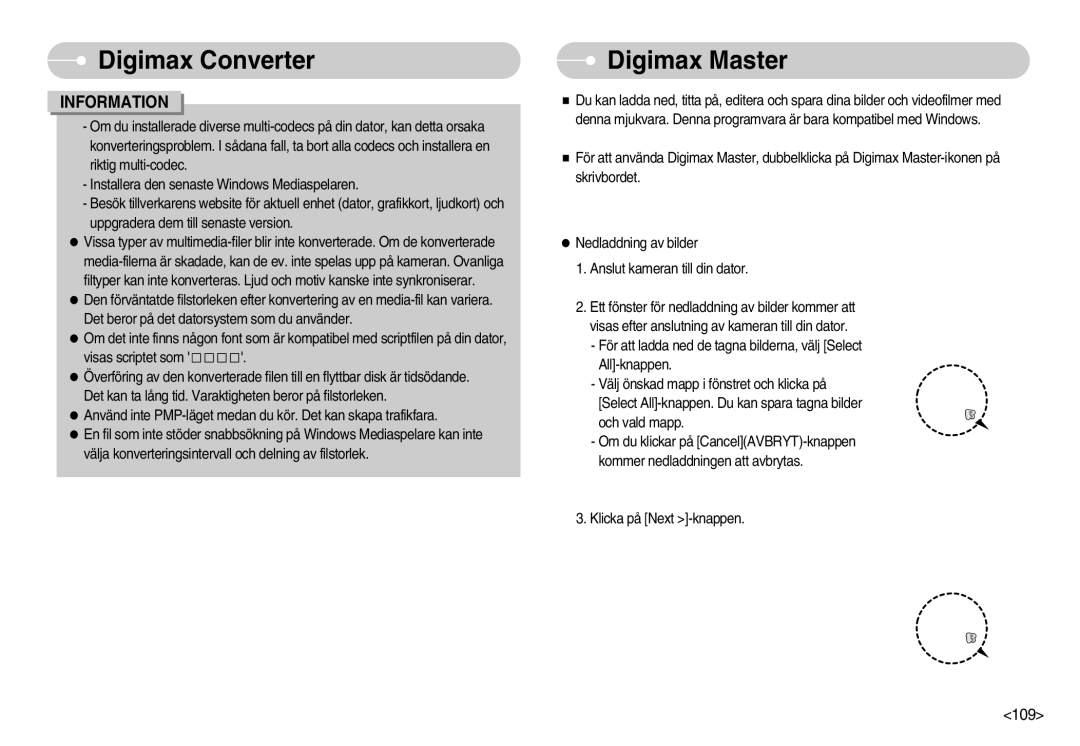 Samsung EC-I70ZZSBA/FI, EC-I70ZZSBC/E2, EC-I70ZZPBC/E2, EC-I70ZZBBC/E2, EC-I70ZZSBA/DE, EC-I70ZZGBC/E2 manual Digimax Master 