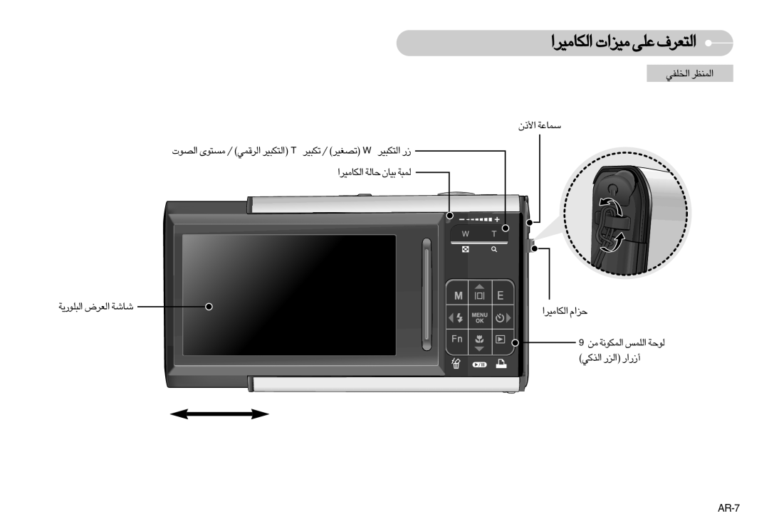 Samsung EC-I70ZZPBB/FR manual «∞JU±Od« ±Oe«‹ ´Kv «∞∑Fd·, AR-7, «∞Bu‹ ±º∑uÈ / «∞dÆLw «∞∑J∂Od T, ¢J∂Od / ¢BGOd W «∞∑J∂Od “¸ 