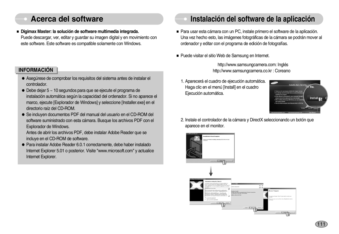 Samsung EC-I7ZZZBBB/PT, EC-I7ZZZBBA/DE, EC-I7ZZZSBB/DE 111, Digimax Master la solución de software multimedia integrada 