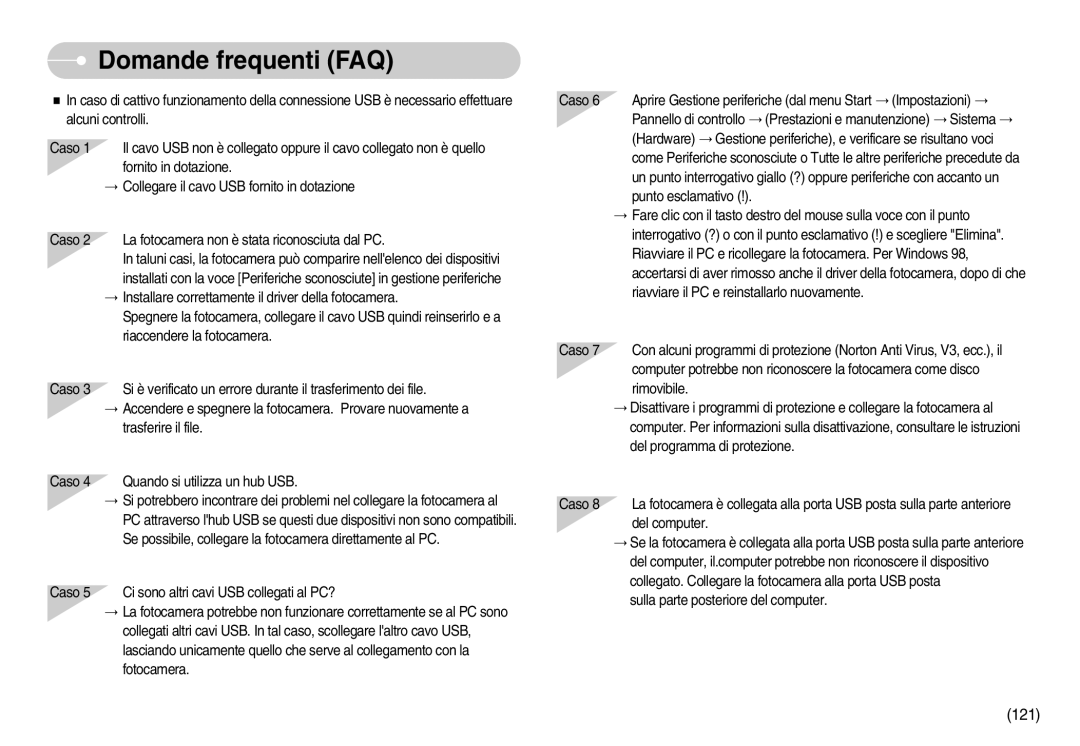 Samsung EC-I7ZZZSBB/DE, EC-I7ZZZBBA/DE, EC-I7ZZZSBB/E1, EC-I7ZZZBBA/IT, EC-I7ZZZSBB/IT, EC-I7ZZZBBC/E1 Domande frequenti FAQ 