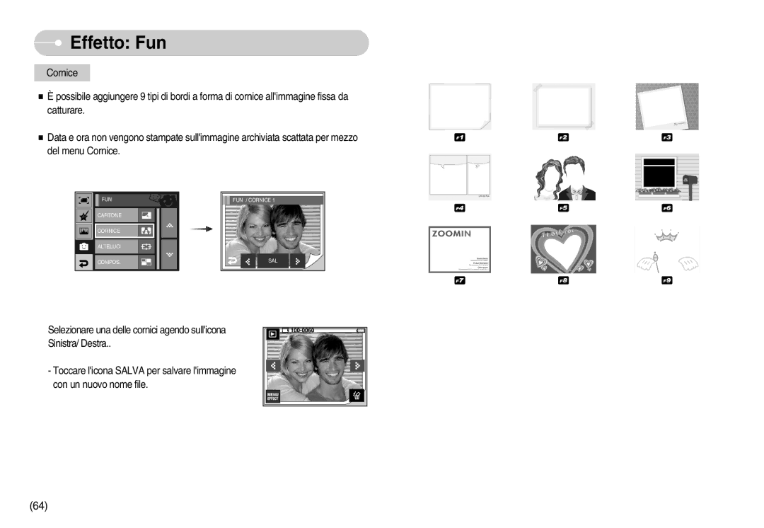 Samsung EC-I7ZZZBBC/E1, EC-I7ZZZBBA/DE, EC-I7ZZZSBB/E1, EC-I7ZZZSBB/DE, EC-I7ZZZBBA/IT, EC-I7ZZZSBB/IT, STW-I7S FUN / Cornice 