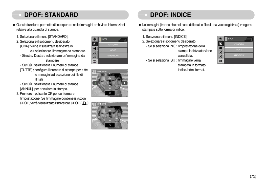 Samsung EC-I7ZZZSBC/IT, EC-I7ZZZBBA/DE, EC-I7ZZZSBB/E1, EC-I7ZZZSBB/DE, EC-I7ZZZBBA/IT, EC-I7ZZZSBB/IT, STW-I7S Dpof Standard 