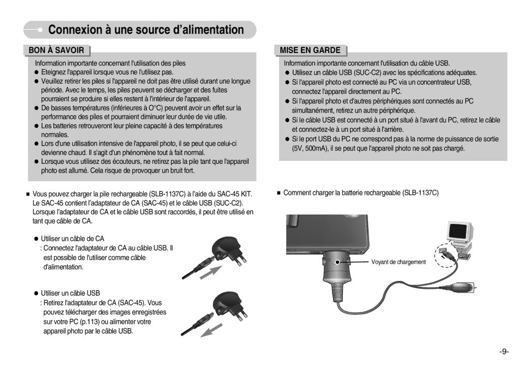 Samsung EC-I7ZZZSBC/FR, EC-I7ZZZBBA/E1, EC-I7ZZZBBA/FR, EC-I7ZZZBBC/E2, EC-I7ZZZSBC/E2, EC-I7ZZZSBA/FR manual BON À Savoir 