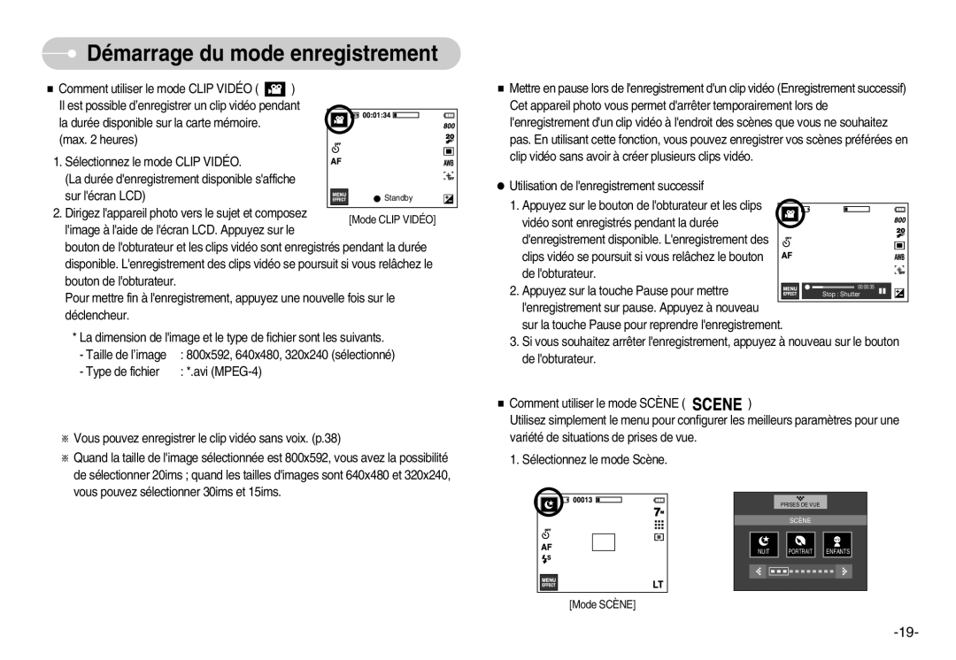 Samsung EC-I7ZZZSBB/FR, EC-I7ZZZBBA/E1, EC-I7ZZZBBA/FR, EC-I7ZZZBBC/E2 Dirigez lappareil photo vers le sujet et composez 