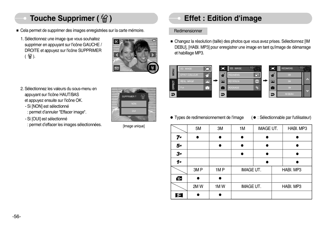 Samsung EC-I7ZZZBBC/E2, EC-I7ZZZBBA/E1, EC-I7ZZZBBA/FR, EC-I7ZZZSBC/E2, EC-I7ZZZSBA/FR Touche Supprimer, Image UT HABI. MP3 