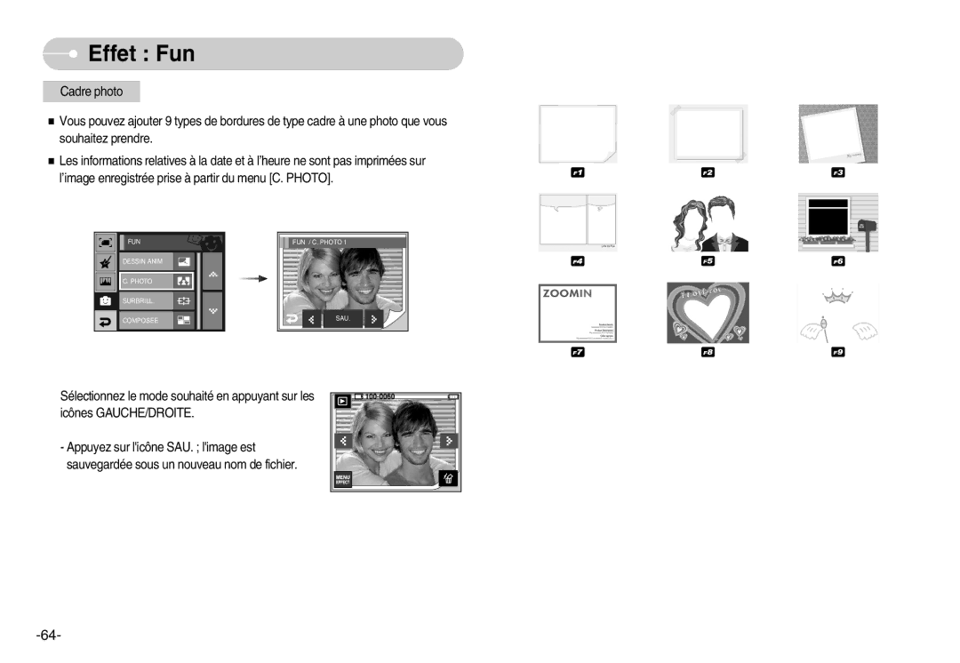 Samsung EC-I7ZZZSBC/FR, EC-I7ZZZBBA/E1, EC-I7ZZZBBA/FR, EC-I7ZZZBBC/E2, EC-I7ZZZSBC/E2, EC-I7ZZZSBA/FR manual FUN / C. Photo 