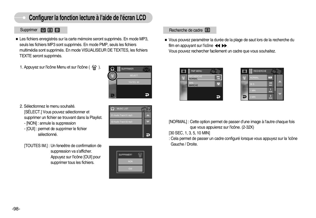 Samsung EC-I7ZZZBBA/E1, EC-I7ZZZBBA/FR, EC-I7ZZZBBC/E2, EC-I7ZZZSBC/E2, EC-I7ZZZSBA/FR, EC-I7ZZZBBB/FR, EC-I7ZZZBBA/DE manual Sec 