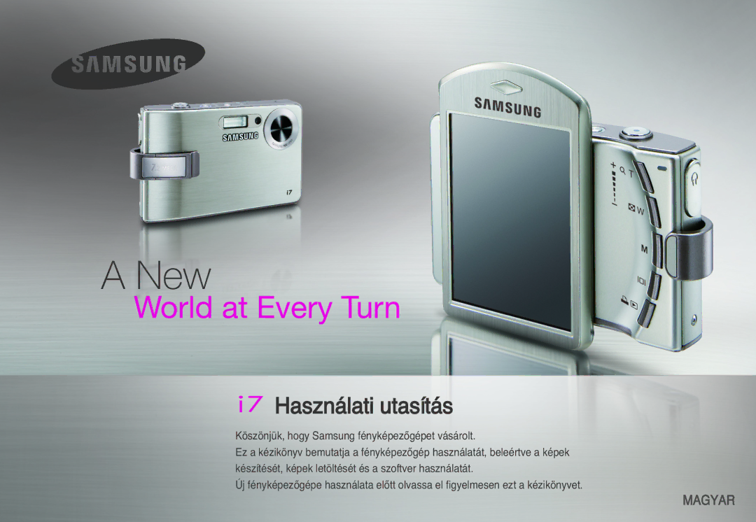 Samsung EC-I7ZZZBBA/DE, EC-I7ZZZBBA/FR, EC-I7ZZZSBB/DE, EC-I7ZZZSBB/FR, EC-I7ZZZBBA/NL manual Használati utasítás 