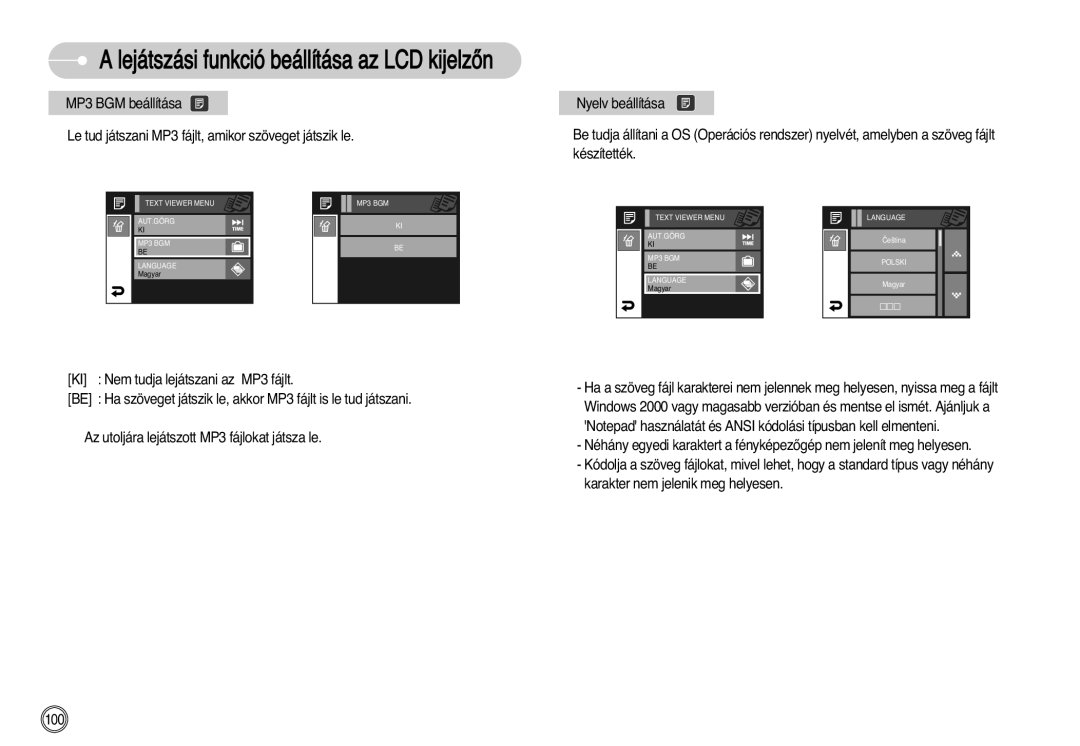 Samsung EC-I7ZZZSBB/DE, EC-I7ZZZBBA/FR, EC-I7ZZZBBA/DE, EC-I7ZZZSBB/FR, EC-I7ZZZBBA/NL, EC-I7ZZZSBA/NL, EC-I7ZZZBBA/DK manual 100 