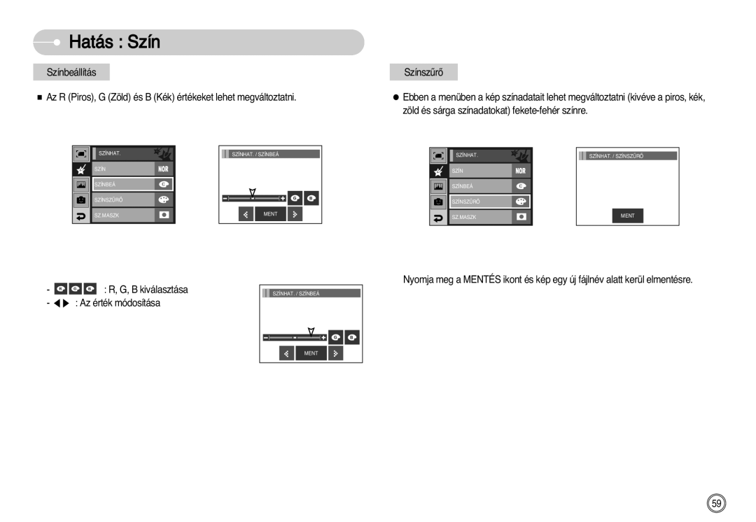 Samsung EC-I7ZZZSBA/NL, EC-I7ZZZBBA/FR, EC-I7ZZZBBA/DE, EC-I7ZZZSBB/DE, EC-I7ZZZSBB/FR, EC-I7ZZZBBA/NL manual B kiválasztása 