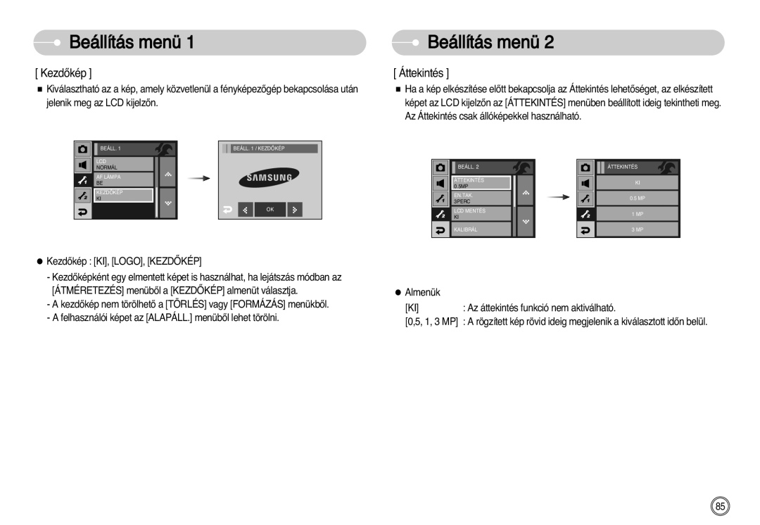 Samsung EC-I7ZZZSBA/DK, EC-I7ZZZBBA/FR, EC-I7ZZZBBA/DE, EC-I7ZZZSBB/DE, EC-I7ZZZSBB/FR, EC-I7ZZZBBA/NL KezdŒkép, Áttekintés 