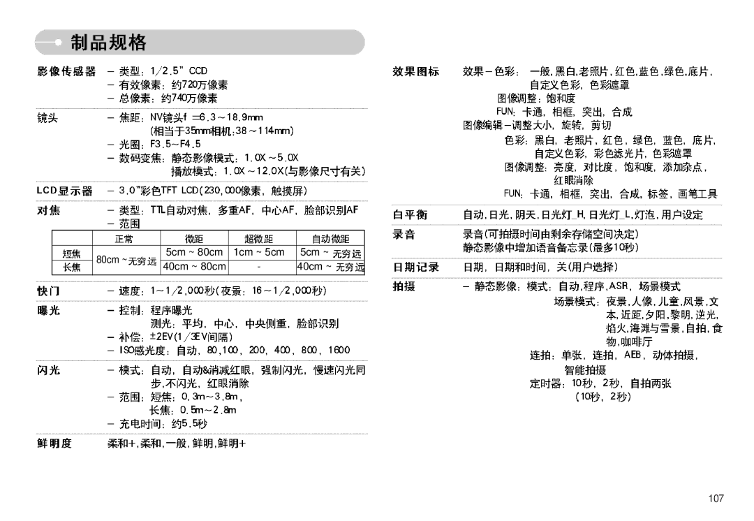 Samsung EC-I7ZZZSBA/DK, EC-I7ZZZBBA/FR, EC-I7ZZZBBA/DE, EC-I7ZZZSBB/DE, EC-I7ZZZSBB/FR, EC-I7ZZZBBA/NL, EC-I7ZZZSBA/NL manual 107 