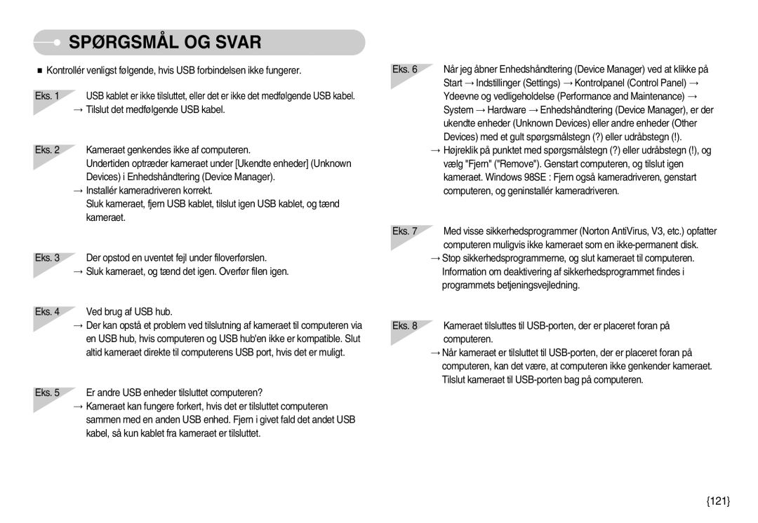 Samsung EC-I7ZZZBBA/DE, EC-I7ZZZBBC/E2, EC-I7ZZZSBC/E2, EC-I7ZZZSBB/DE, EC-I7ZZZSBA/FI, EC-I7ZZZBBA/FI manual Spørgsmål OG Svar 