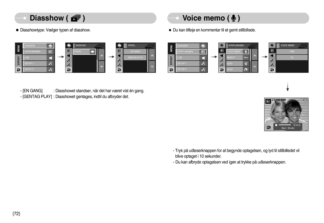 Samsung EC-I7ZZZSBC/E2, EC-I7ZZZBBC/E2, EC-I7ZZZBBA/DE, EC-I7ZZZSBB/DE, EC-I7ZZZSBA/FI, EC-I7ZZZBBA/FI Diasshow Voice memo 