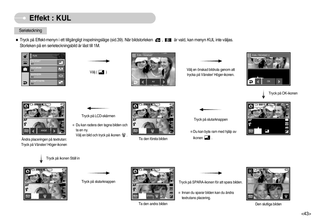 Samsung EC-I7ZZZSBA/FI, EC-I7ZZZBBC/E2, EC-I7ZZZSBC/E2, EC-I7ZZZBBA/DE, EC-I7ZZZSBB/DE, EC-I7ZZZBBA/FI manual Effekt KUL 