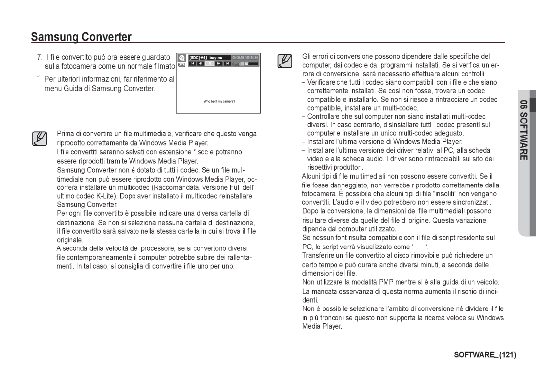 Samsung EC-I80ZZBDA/E3, EC-I80ZZSBA/E2, EC-I80ZZBBA/E2, EC-I80ZZSDA/E3, EC-I80ZZBBB/E1, EC-I80ZZSBA/E1 manual Samsung Converter 