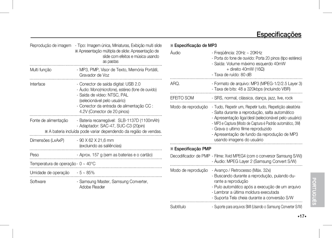 Samsung EC-I80ZZSDA/DE, EC-I80ZZSBA/FR, EC-I80ZZBBA/FR, EC-I80ZZSBA/E2, EC-I80ZZBBA/E2, EC-I80ZZBDA/E3 manual Arq, Efeito SOM 