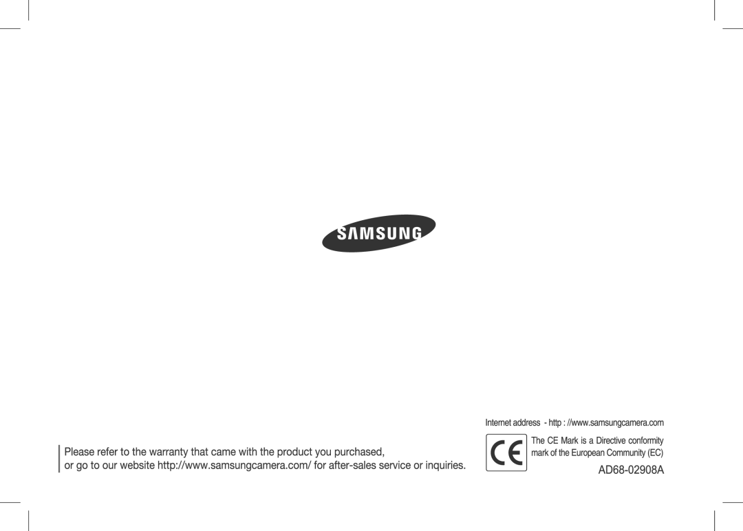 Samsung EC-I80ZZSBA/E2, EC-I80ZZSBA/FR, EC-I80ZZBBA/FR, EC-I80ZZBBA/E2, EC-I80ZZBDA/E3, EC-I80ZZSDA/E3, EC-I80ZZBBB/E1 manual 