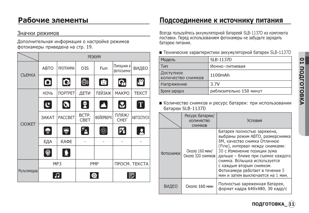 Samsung EC-I80ZZBDA/AS, EC-I80ZZSBA/FR, EC-I80ZZBBA/FR, EC-I80ZZSBA/E2 manual ǮȕȈȟȒȐ ȘȍȎȐȔȖȊ, Fun, SLB-1137D, 1100mAh 