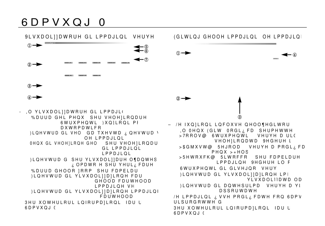 Samsung EC-I85ZZGBA/IT, EC-I85ZZBBA/E3 manual 124, Menu Help Guida, ② Strumenti di disegno servono a modiﬁ care l’immagine 