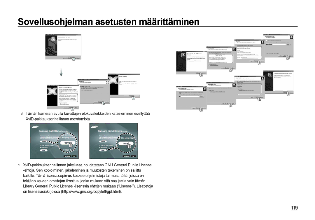 Samsung EC-I8ZZZPBA/E2, EC-I8ZZZWBA/E3, EC-I8ZZZBBA/E3, EC-I8ZZZUBA/E3, EC-I8ZZZWBA/E2, EC-I8ZZZPBA/E3, EC-I8ZZZUBA/E2 manual 119 