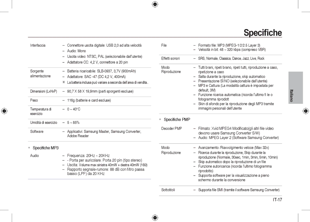 Samsung EC-I8ZZZBBA/US, EC-I8ZZZPBA/E2, EC-I8ZZZWBA/E3, EC-I8ZZZPBA/GB, EC-I8ZZZBBA/E3, EC-I8ZZZPBB/FR, EC-I8ZZZUBA/E3 IT-17 