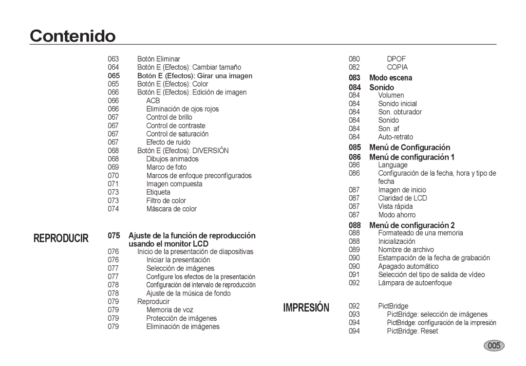 Samsung EC-I8ZZZUBA/FR, EC-I8ZZZWBA/E3, EC-I8ZZZBBA/E3, EC-I8ZZZUBA/E3, EC-I8ZZZWBA/GB, EC-I8ZZZWBA/FR manual 0005, Copia 