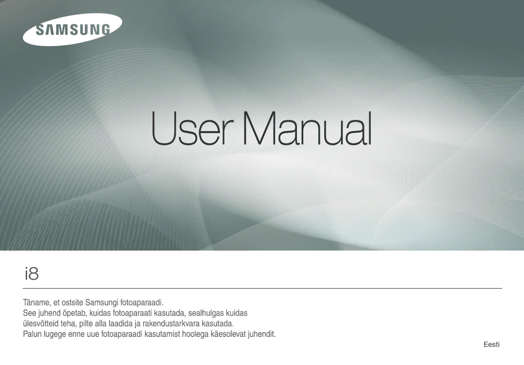 Samsung EC-I8ZZZBBA/RU, EC-I8ZZZWBA/RU manual 