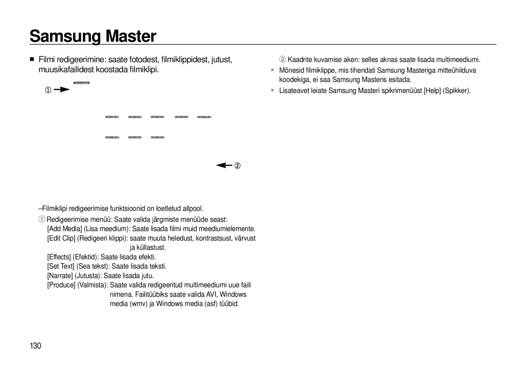 Samsung EC-I8ZZZBBA/RU, EC-I8ZZZWBA/RU manual 130 