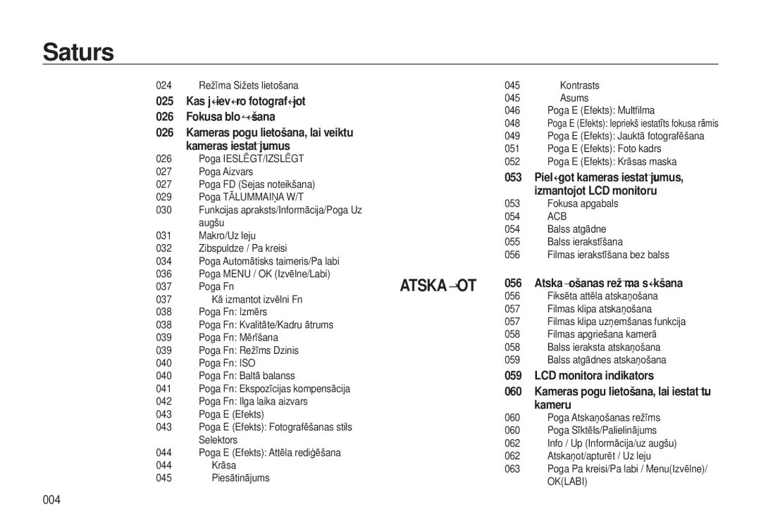 Samsung EC-I8ZZZBBA/RU manual 004, Pielāgot kameras iestatījumus, izmantojot LCD monitoru, Atskaņošanas režīma sākšana 