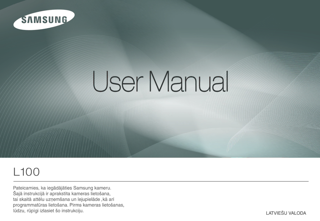 Samsung EC-L100ZBBA/RU, EC-L100ZSBA/RU manual 