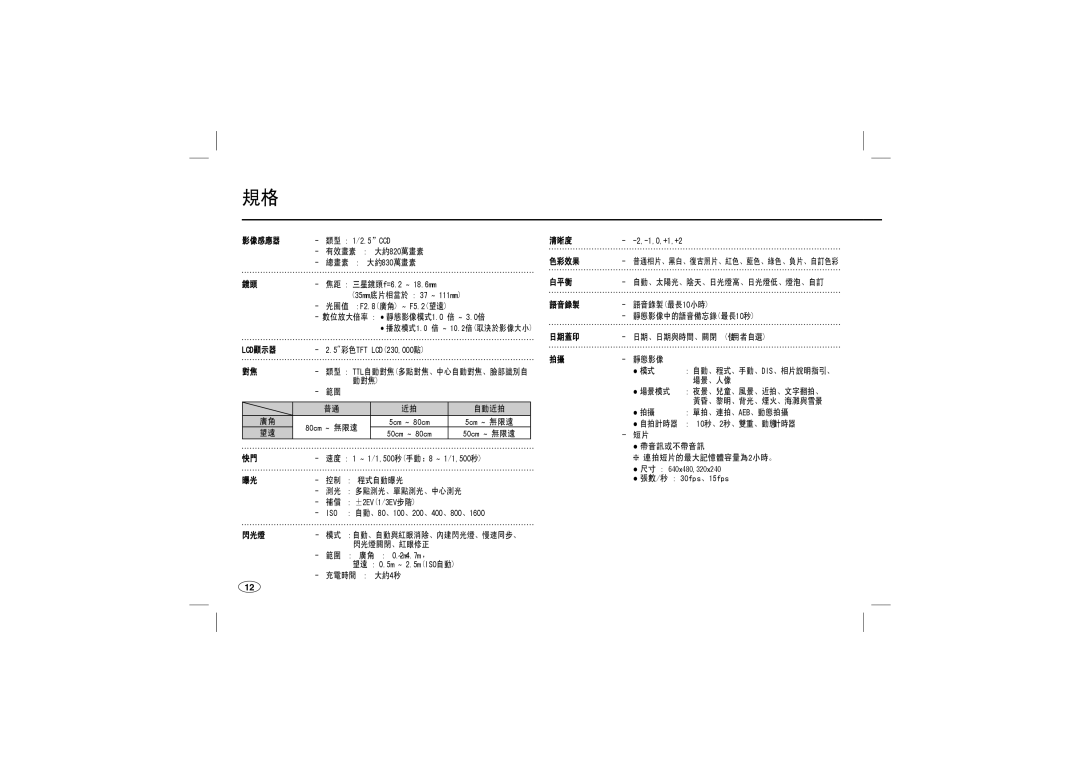 Samsung EC-L100ZSBA/AS, EC-L100ZUDA/E3, EC-L100ZSFA/FR, EC-L100ZBDA/E3, EC-L100ZUBA/E2, EC-L100ZBBA/FR, EC-L100ZBFA/FR 影像感應器 