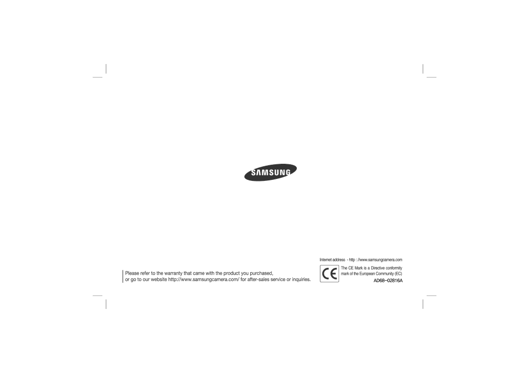 Samsung EC-L110ZPBA/AS, EC-L110ZPDA/E3, EC-L110ZSBA/FR, EC-L110ZUDA/E3, EC-L110ZBDA/E3, EC-L110ZBBA/FR, EC-L110ZRFA/FR manual 