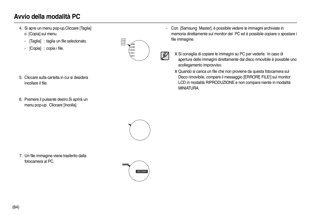 Samsung EC-L110ZPBA/IT, EC-L110ZPDA/E3, EC-L110ZUDA/E3, EC-L110ZBDA/E3, EC-L110ZRDA/E3, EC-L110ZSDA/E3 manual Miniatura 