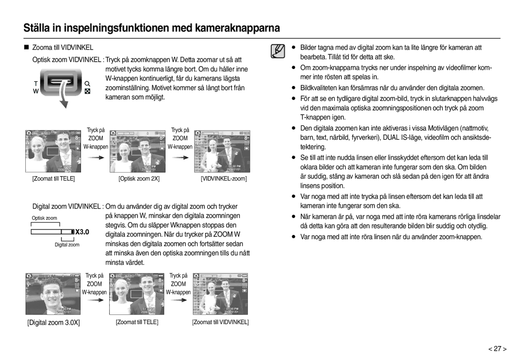 Samsung EC-L110ZUDA/E3 manual Bearbeta. Tillåt tid för detta att ske, Mer inte rösten att spelas, Knappen igen, Tektering 