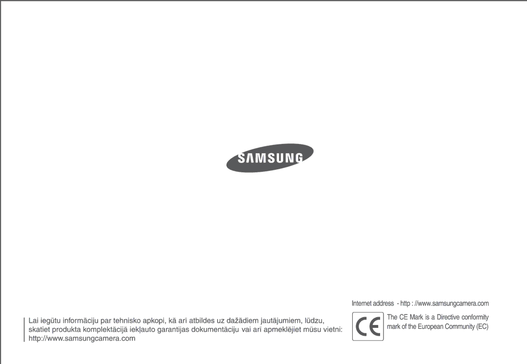 Samsung EC-L110ZBBA/LV, EC-L110ZRBA/RU, EC-L110ZBBA/RU, EC-L110ZSBA/RU manual 