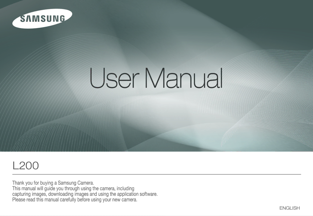 Samsung EC-L200ZRBA/FR, EC-L200ZBBA/FR, EC-L200ZSBA/FR, EC-L200ZPBA/FR, EC-L200ZSBB/IT, EC-L200ZBBB/IT, EC-L200ZRBA/IT manual 