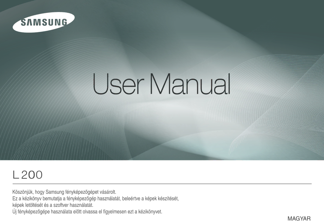 Samsung EC-L200ZSBB/IT manual 