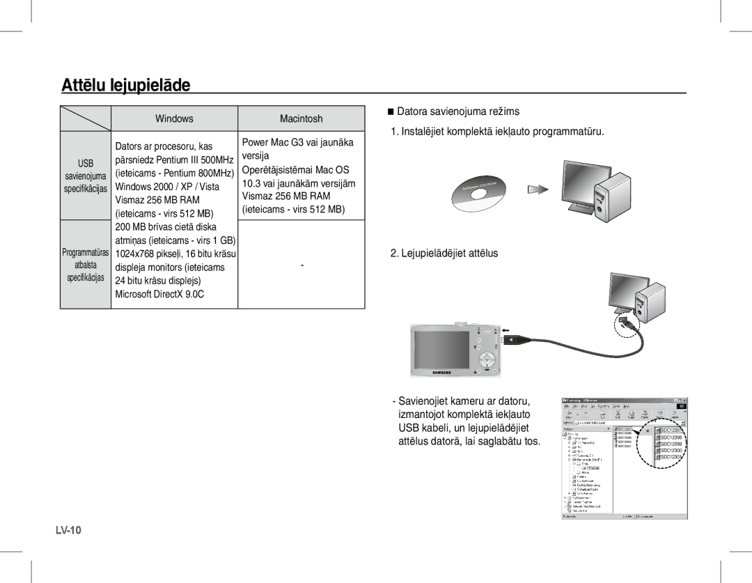 Samsung EC-L201ZBBA/VN, EC-L201ZEBA/FR, EC-L201ZPBA/FR, EC-L201ZSBA/FR, EC-L201ZBBA/FR, EC-L201ZUBA/E3 manual Attēlu lejupielāde 