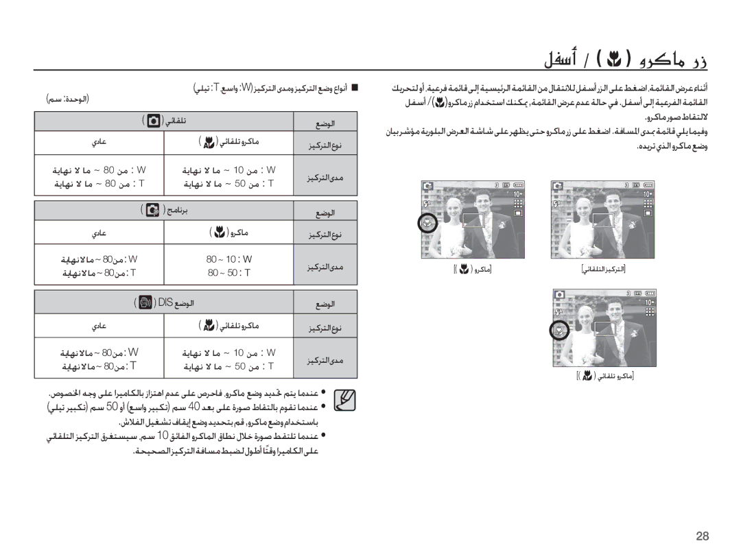 Samsung EC-L201ZEBA/AS manual ¹¬jA- eÇg³@»fh, ǠƴƸůTȆǕŴȚȶWǎƸżǍƄŽȚȷǋžȶǎƸżǍƄŽȚǕǤȶȬȚǞſȖ, 80 ~, ǠǣƾƲƴůȶǍżƾž 