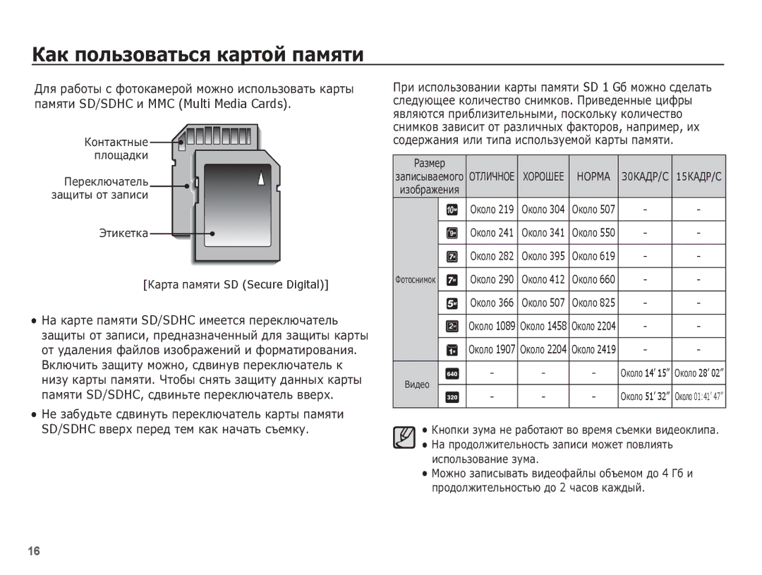 Samsung EC-L201ZPBA/RU manual ȦȊȓȧȦȚșȧ ȗȘȐȉȓȐȏȐȚȍȓȤȕȣȔȐ, ȗȖșȒȖȓȤȒț ȒȖȓȐȟȍșȚȊȖ, ǱȈȘȚȈ ȗȈȔȧȚȐ SD Secure Digital, ǸȈȏȔȍȘ 