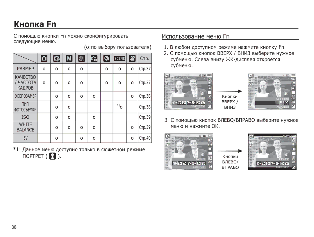 Samsung EC-L201ZPBA/RU manual ǱȕȖȗȒȈ Fn, ‰ ÿ, ǰșȗȖȓȤȏȖȊȈȕȐȍ ȔȍȕȦ Fn, ǬȈȕȕȖȍ ȔȍȕȦ ȌȖșȚțȗȕȖ ȚȖȓȤȒȖ Ȋ șȦȎȍȚȕȖȔ ȘȍȎȐȔȍ ǷǶǸǺǸǭǺ 