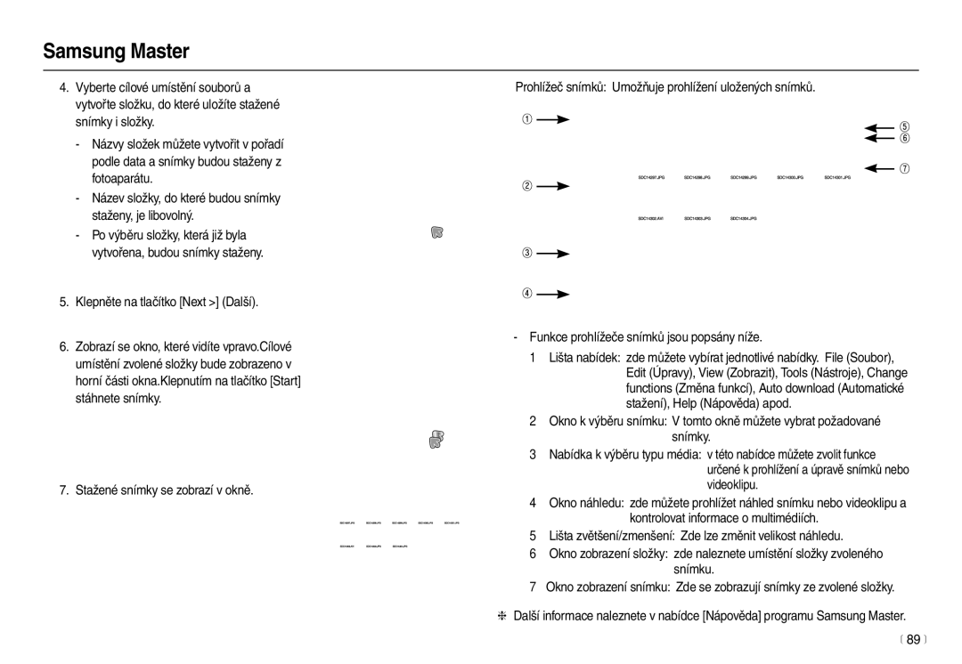 Samsung EC-L210ZSDA/E3, EC-L210ZBDA/E3 manual 89 m 