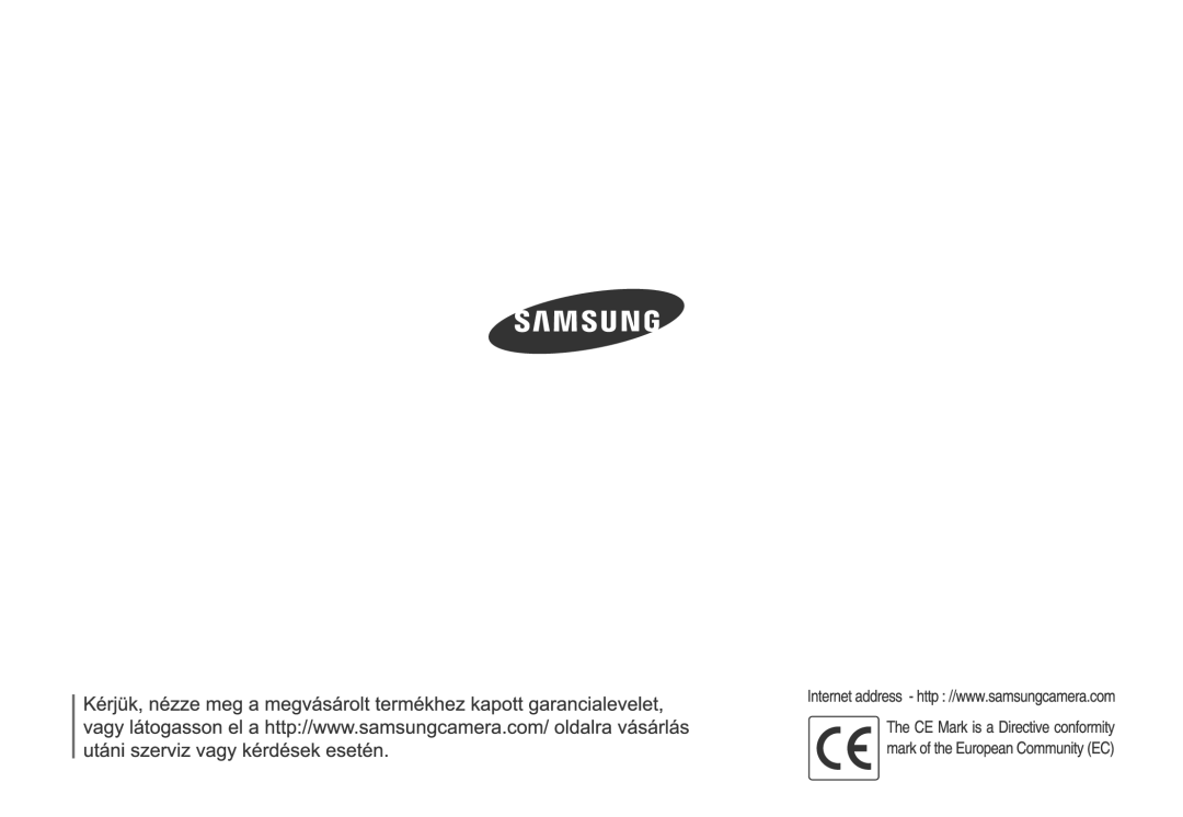 Samsung EC-L310WSBA/E2, EC-L310WPBC/IT, EC-L310WNBC/IT, EC-L310WSBC/IT, EC-L310WBBC/IT, EC-L310WSBA/E1, EC-L310WBBA/E3 manual 